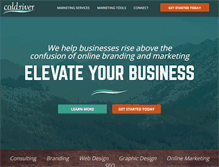Tablet Screenshot of coldriverweb.com